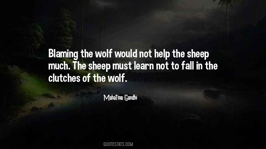 Wolf Sheep Quotes #533319