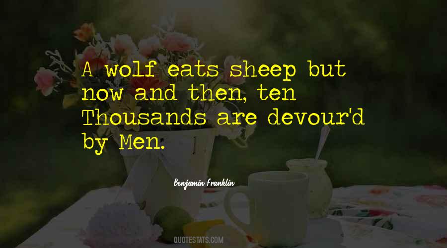 Wolf Sheep Quotes #647522
