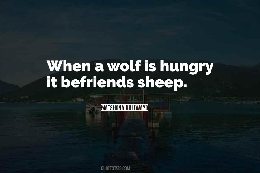 Wolf Sheep Quotes #984619