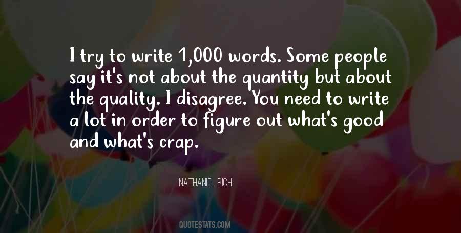 Quotes About Quantity And Quality #1036367