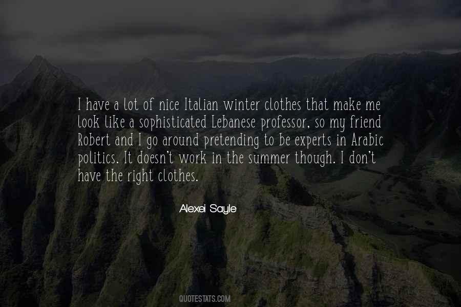 Quotes About Nice Clothes #1839714