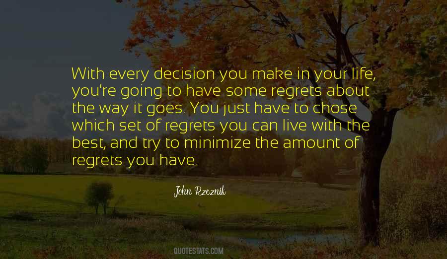 Quotes About Regrets In Life #136951