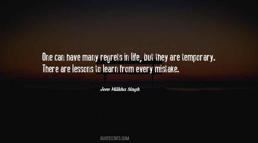 Quotes About Regrets In Life #1797422