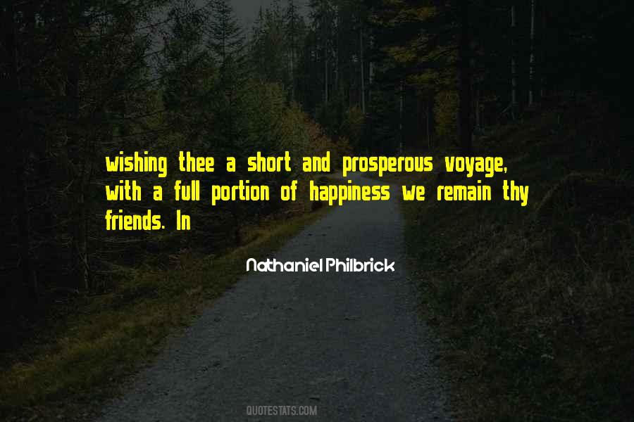 Voyage To Happiness Quotes #1136679