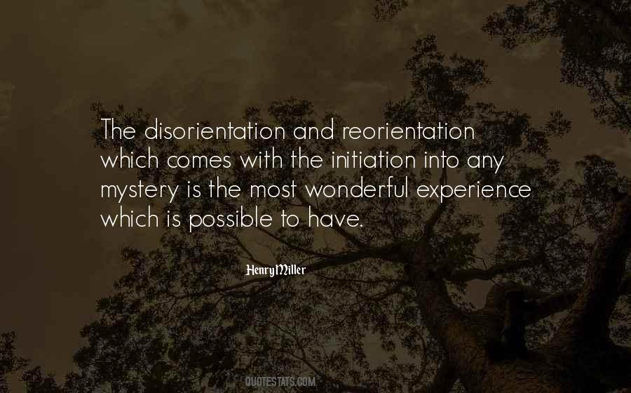 Quotes About Disorientation #1019955