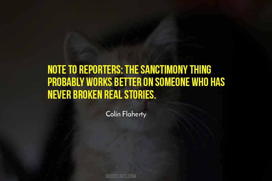 Quotes About Reporters #1187460