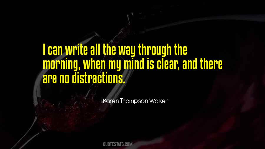 Quotes About Distractions #1118535