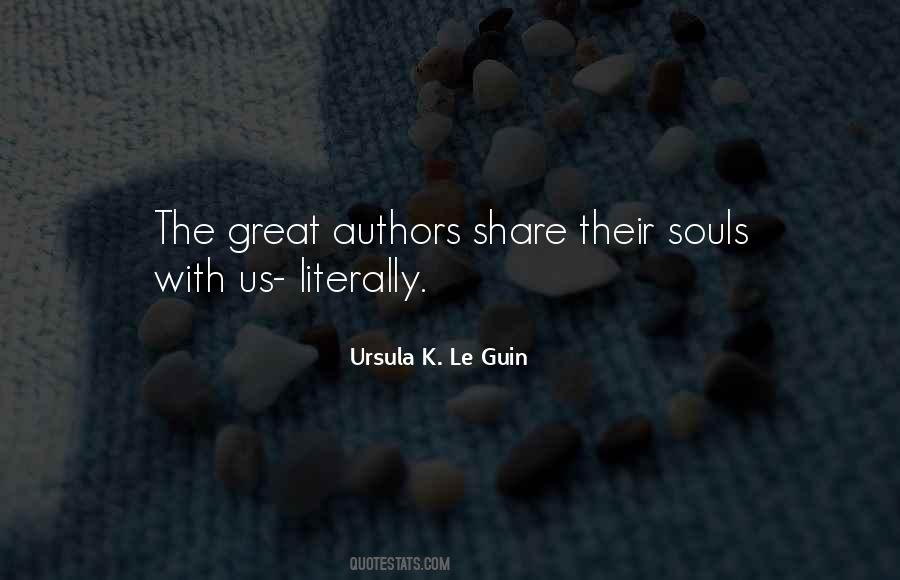 Quotes About Great Authors #1535254