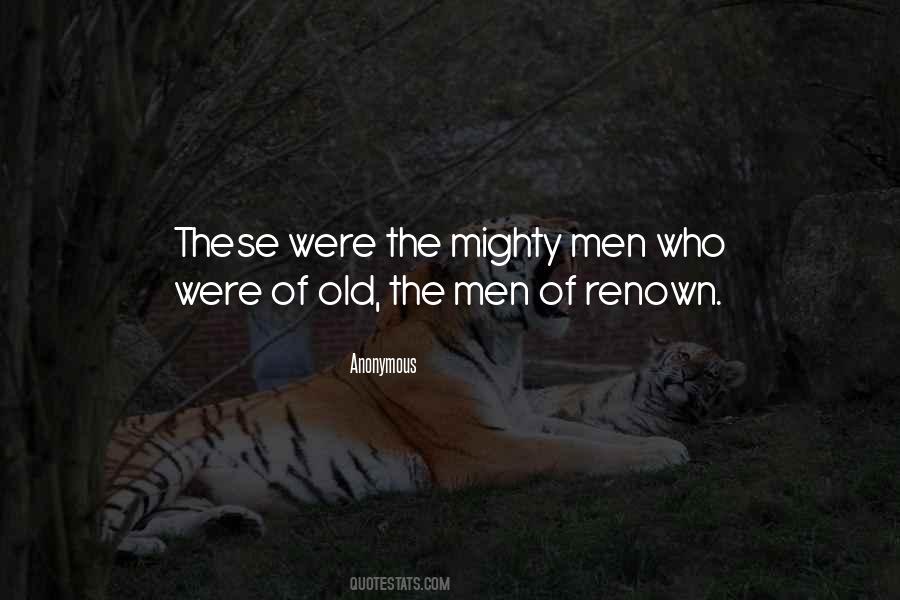 Mighty Men Quotes #1391090