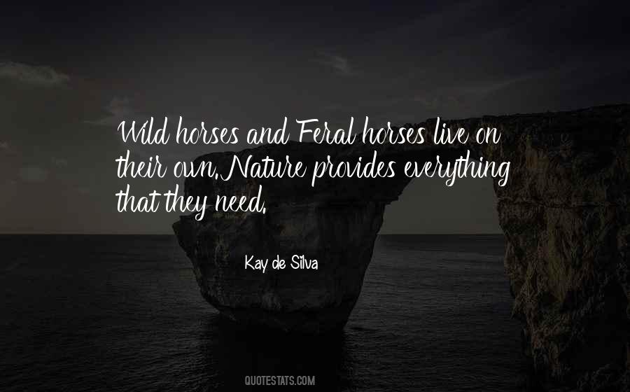Quotes About Wild Horses #1183803