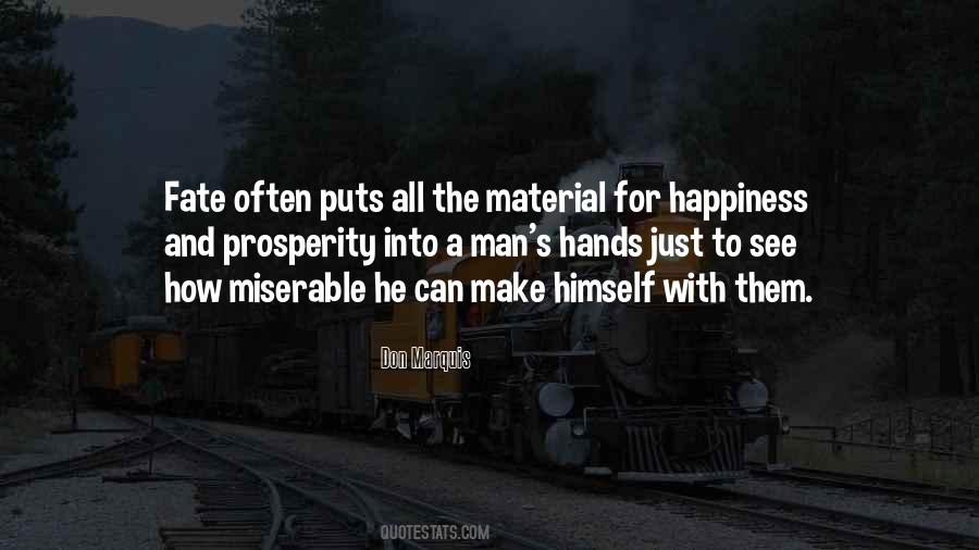 Quotes About Material Things And Happiness #158013