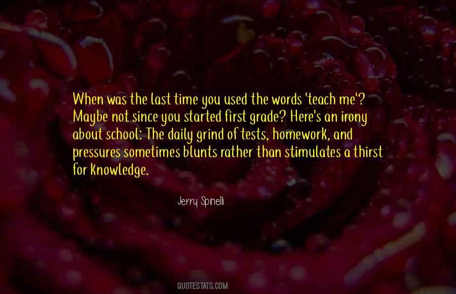 Quotes About Thirst For Knowledge #1019324