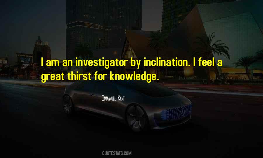 Quotes About Thirst For Knowledge #314546