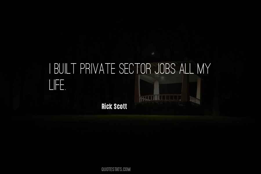 Quotes About Private Sector #1087269