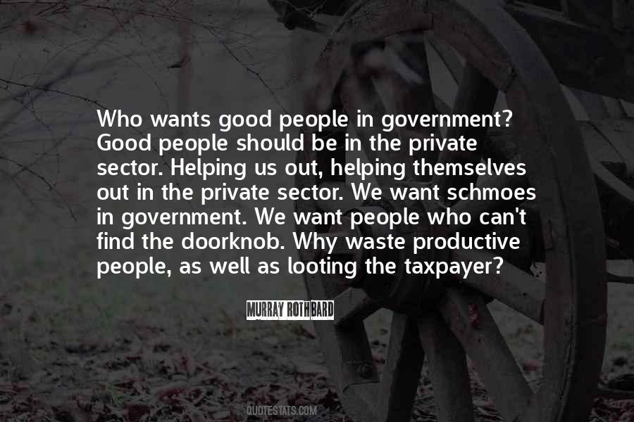 Quotes About Private Sector #1103015