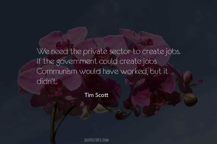 Quotes About Private Sector #1104721