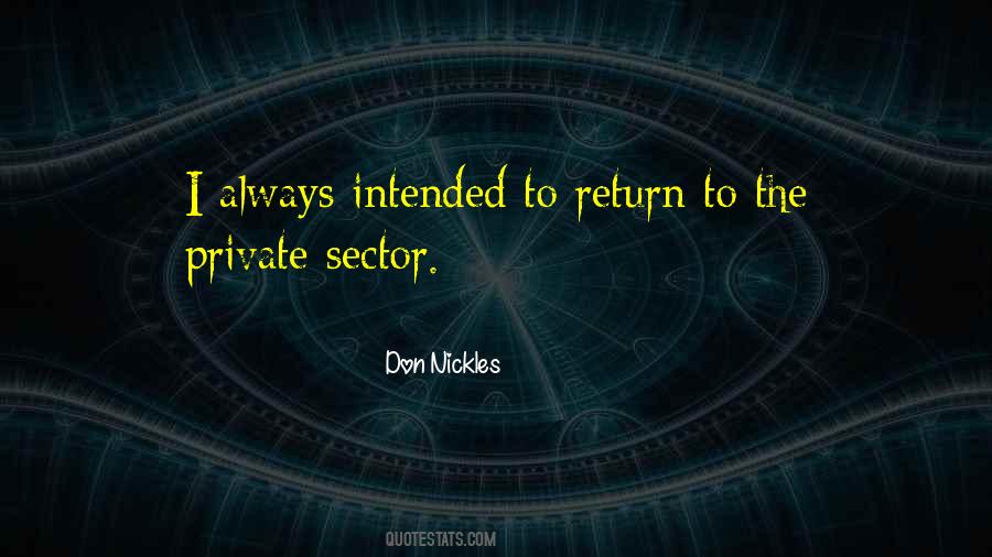 Quotes About Private Sector #1128084