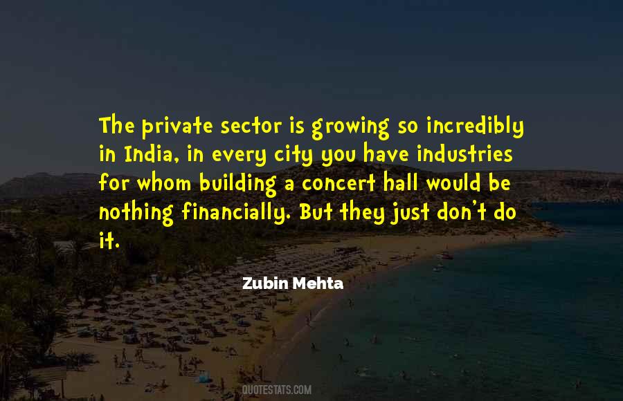 Quotes About Private Sector #1738930