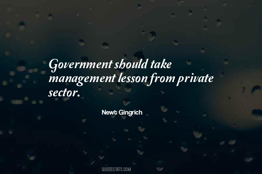 Quotes About Private Sector #980773