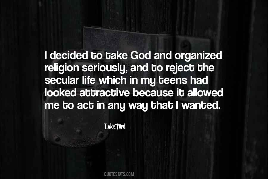 Religion Because Quotes #173233