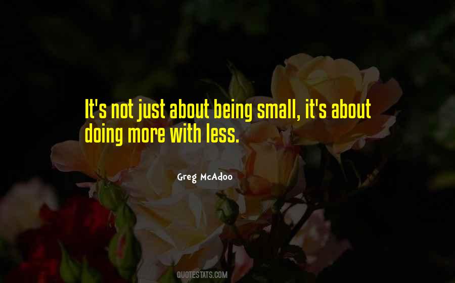Quotes About Being Small #132247