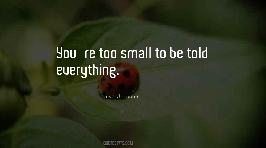 Small To Quotes #1380904