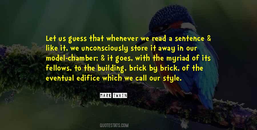 Building Bricks Quotes #383092