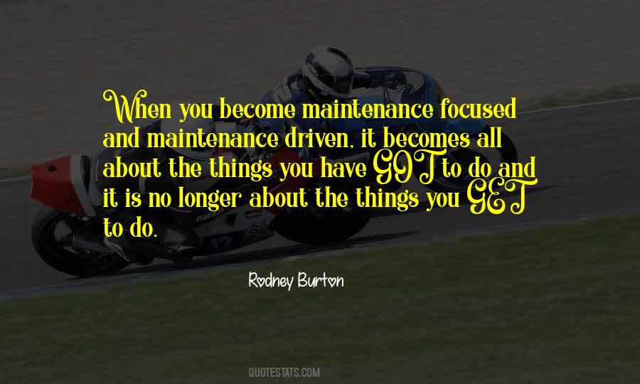 Quotes About Maintenance #1429292