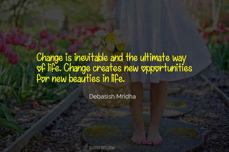 Quotes About Change And New Opportunities #80701