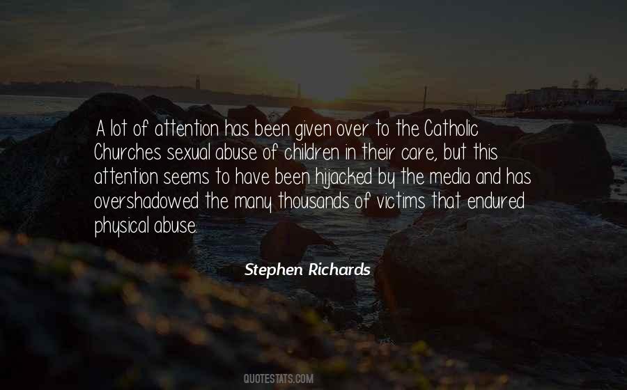 Catholic Child Abuse Quotes #797831