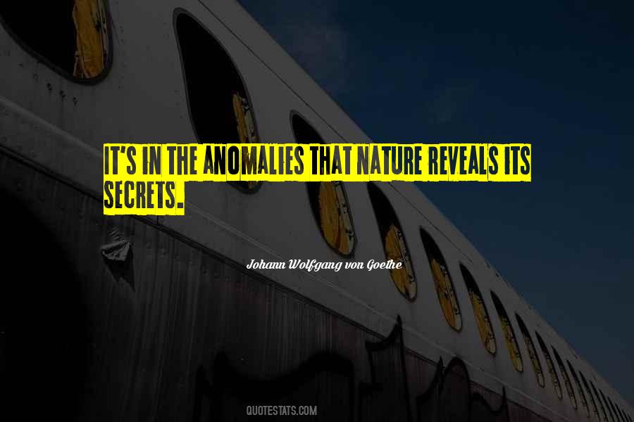 Quotes About Anomalies #1124225