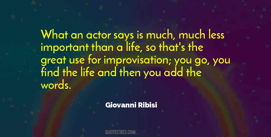 Quotes About Improvisation #964921