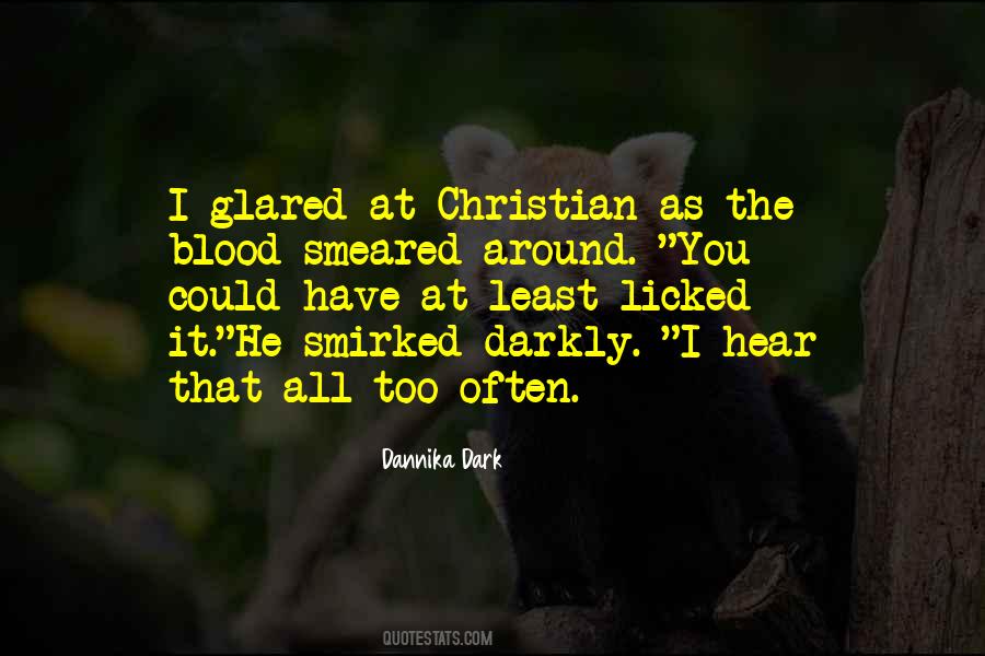 Dark Urban Fantasy Quotes #1035596