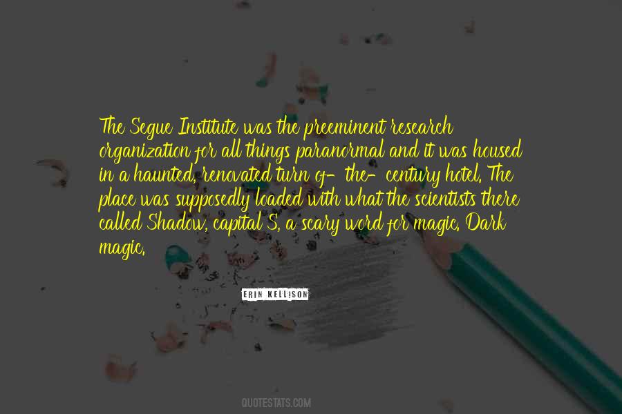 Dark Urban Fantasy Quotes #1529772