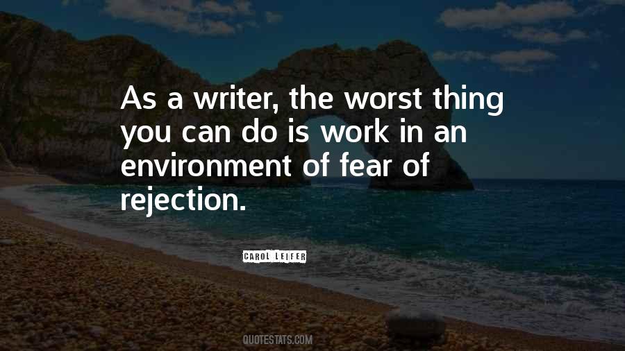 Quotes About Fear Of Rejection #871210
