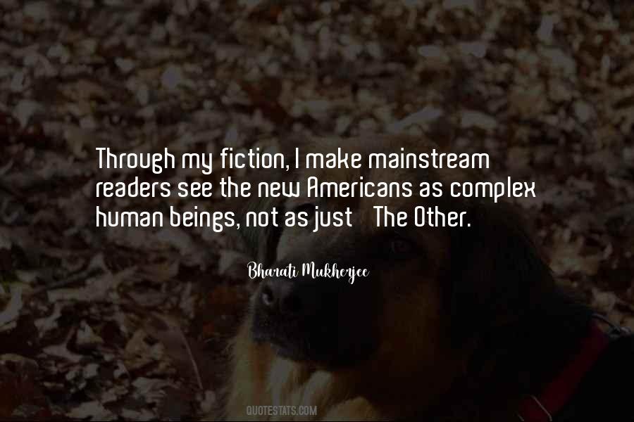 Mainstream Fiction Quotes #823877