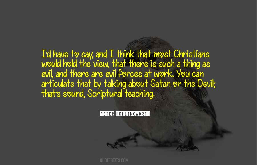 Satan Or The Devil Quotes #1142989