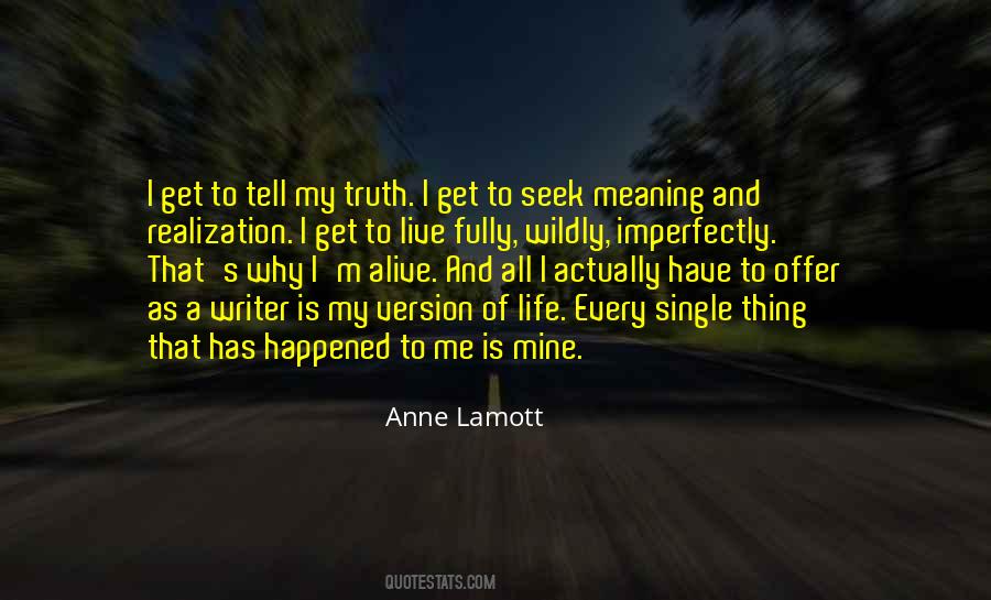 Realization Of Truth Quotes #934694