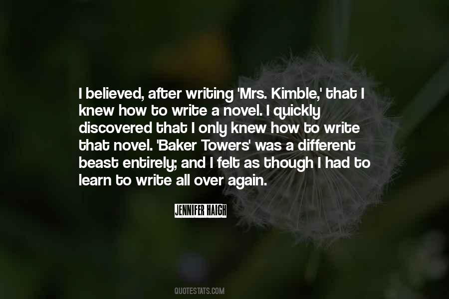 Write And Learn Quotes #304415
