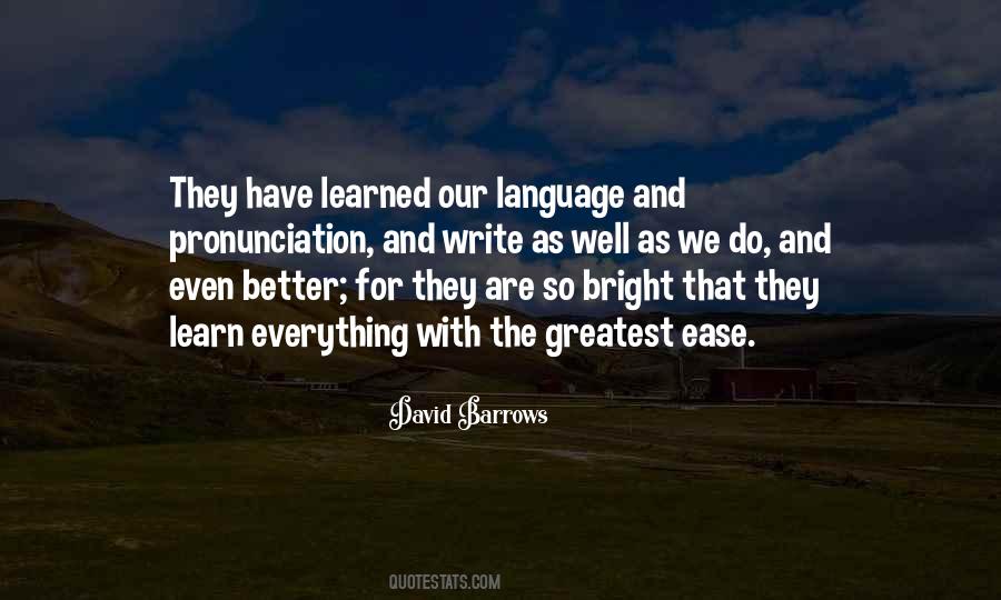 Write And Learn Quotes #547995