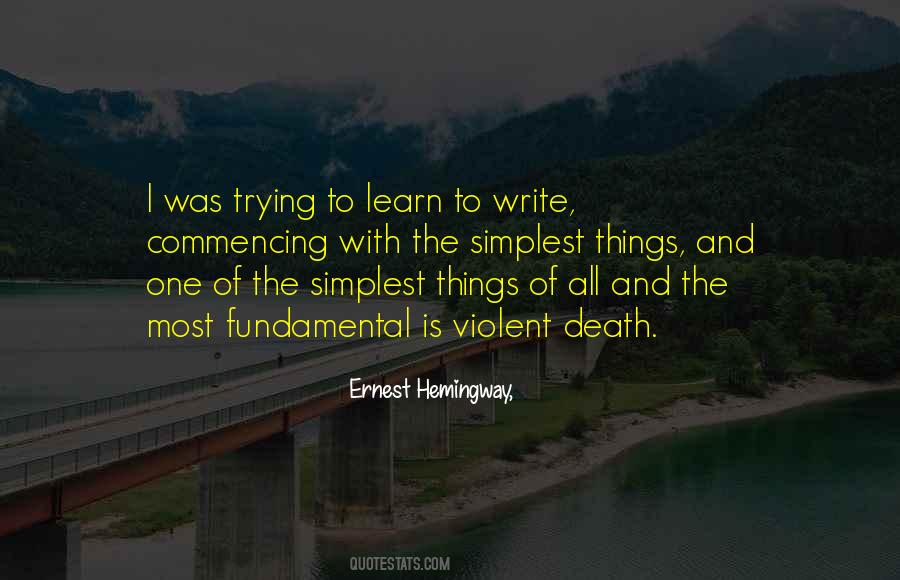 Write And Learn Quotes #952136
