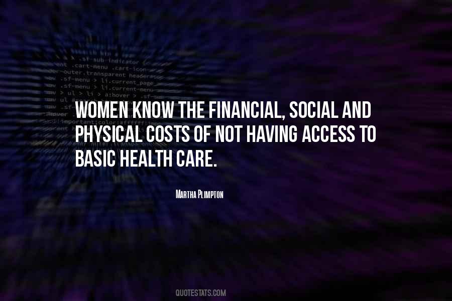 Quotes About Women's Health Care #1663257