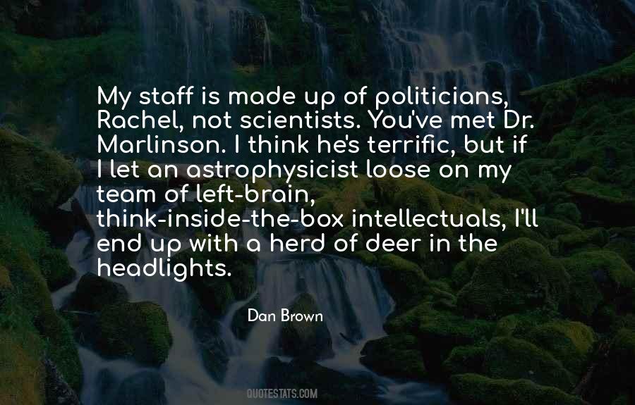 Quotes About The Left Brain #976052