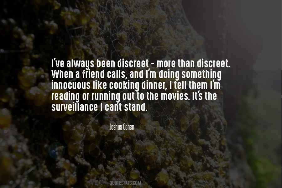 Quotes About Discreet #1304219