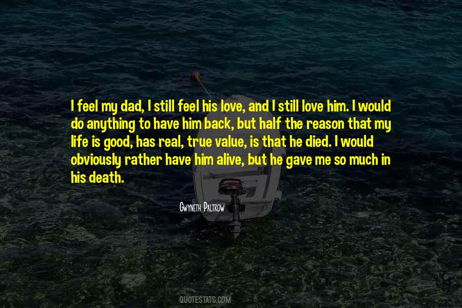 When My Dad Died Quotes #1555595
