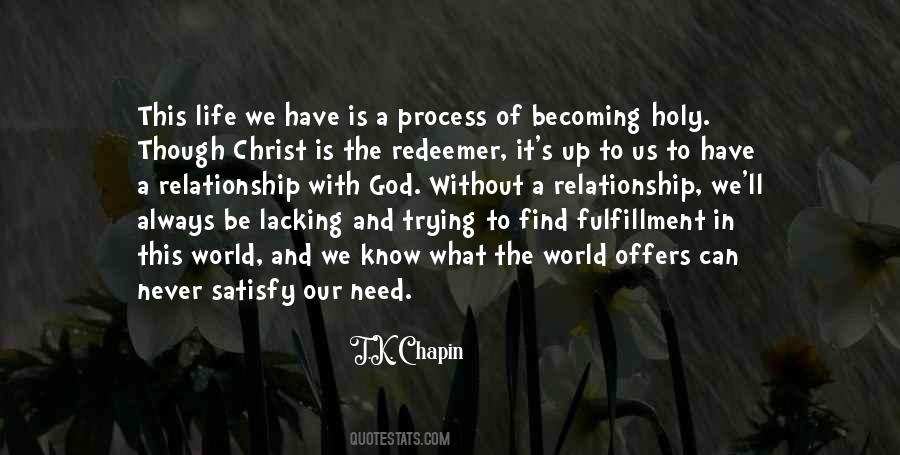 Quotes About Fulfillment In Life #47000