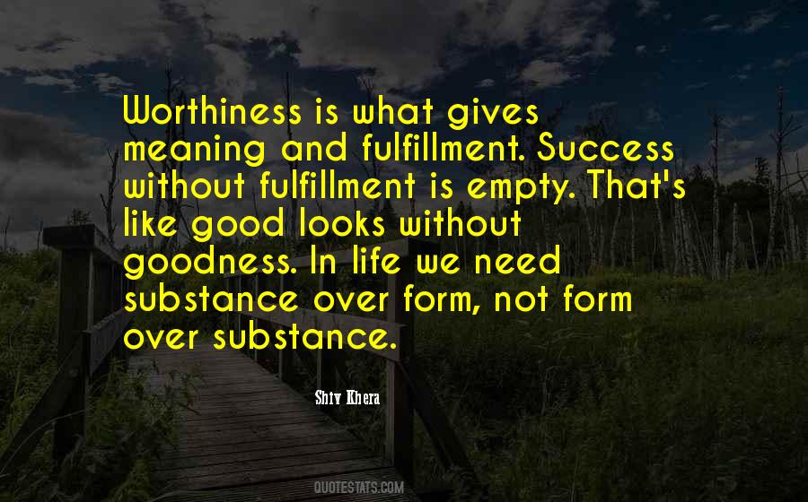 Quotes About Fulfillment In Life #974829