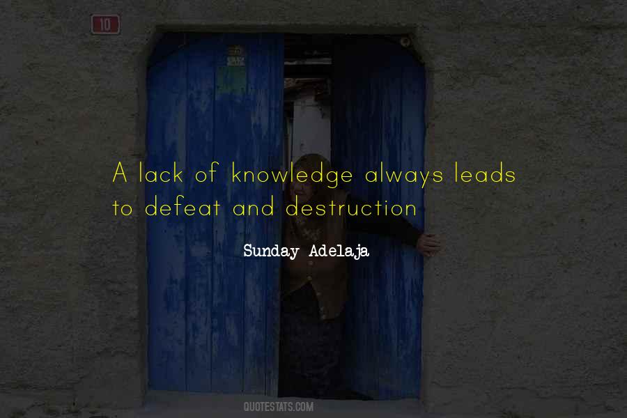 Quotes About Destruction #1509254