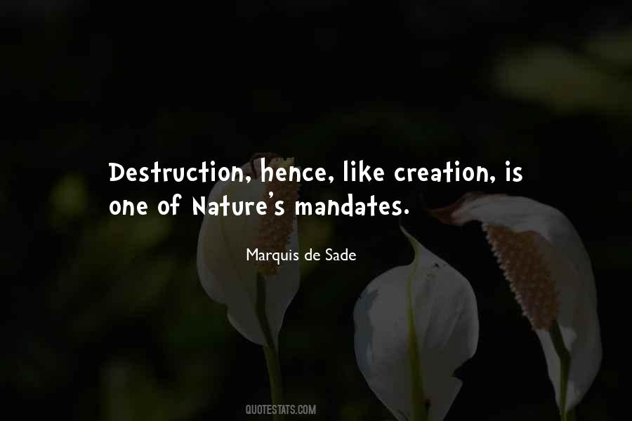 Quotes About Destruction #1530173