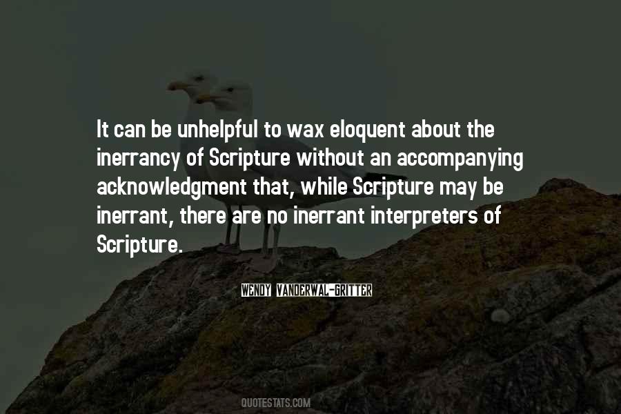 Scriptural Interpretation Quotes #14207